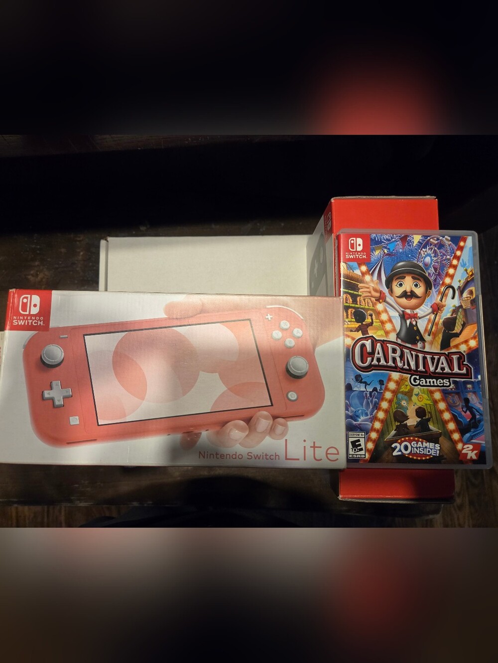 Japan Edition Nintendo Switch Lite W Carnival Game Handheld Console Bundle New